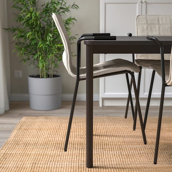 Ikea LÄKTARE - Meeting chair, light beige/black ,