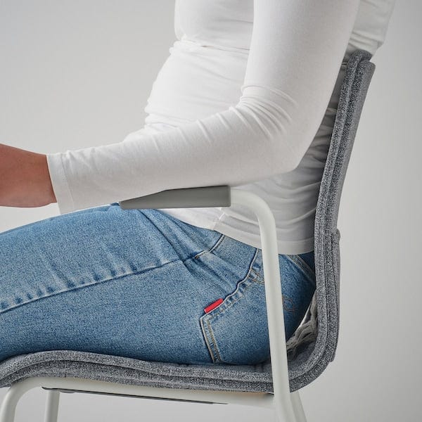 Ikea LÄKTARE - Meeting chair, smoke grey/white ,