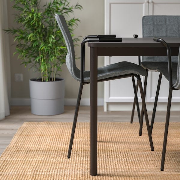Ikea LÄKTARE - Meeting chair, smoke grey/black ,
