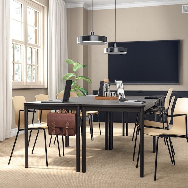 Ikea LÄKTARE - Meeting chair, birch veneer/black ,