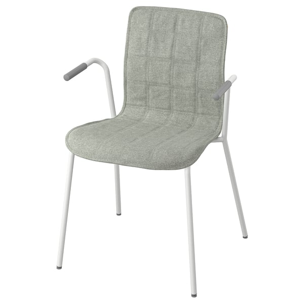 LÄKTARE conference chair, light green/white, 55x84x50 cm