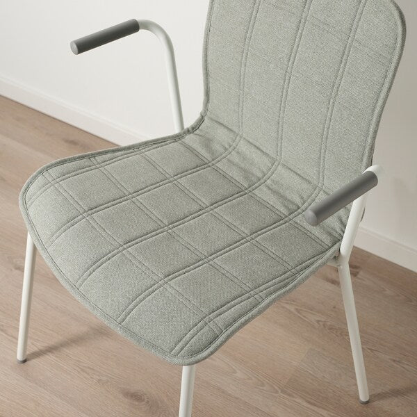 LÄKTARE - Meeting chair, light green/white ,