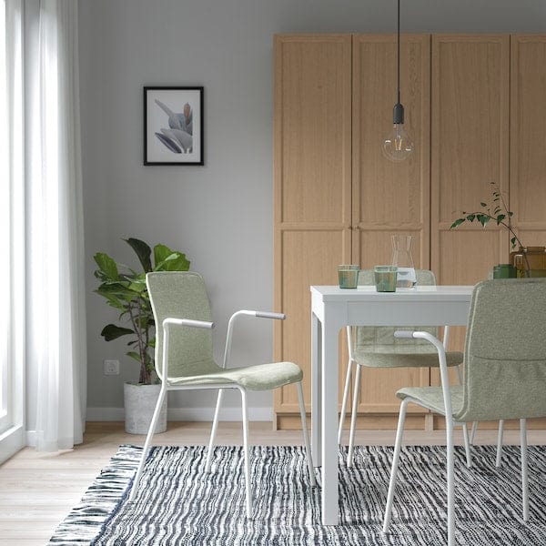 Ikea LÄKTARE - Meeting chair, light green/white ,