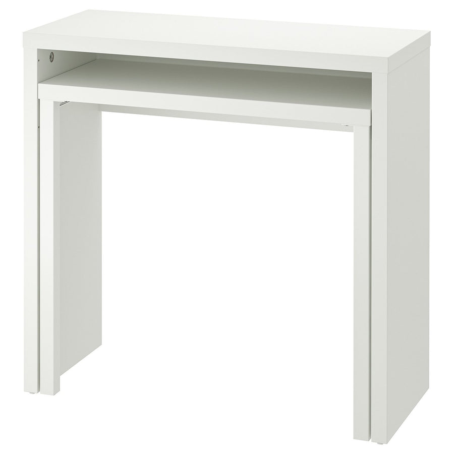 LÄNGDHOPP / ÖRFJÄLL desk and chair, white/light grey