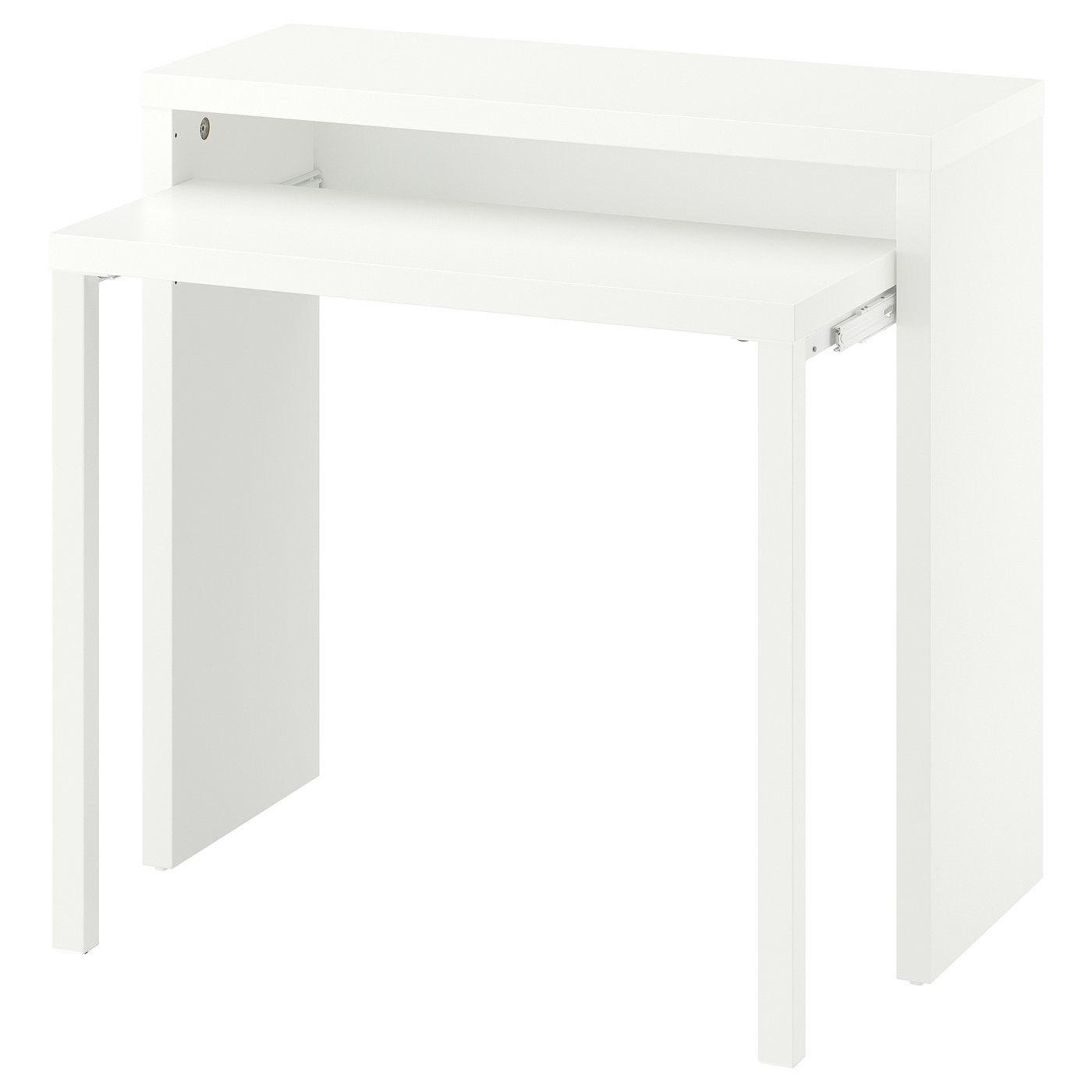 LÄNGDHOPP / ÖRFJÄLL desk and chair, white/light grey
