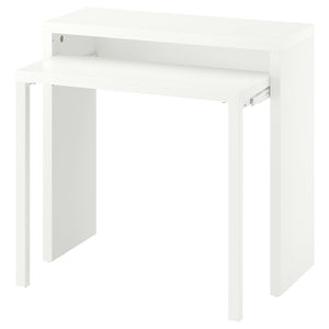 LÄNGDHOPP pull-out desk, white, 90x39/71 cm