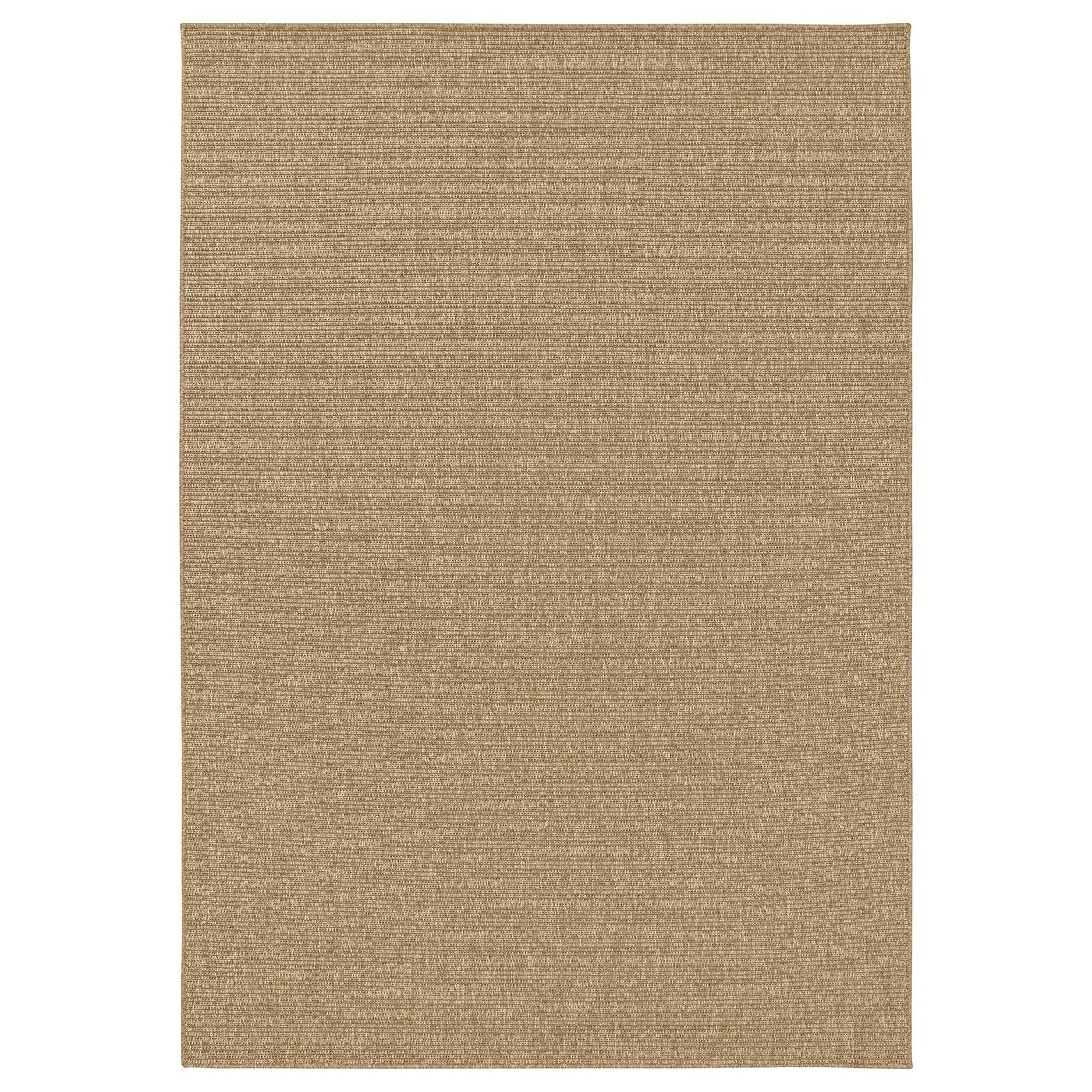 LÄTTBETONG rug flatwoven, in/outdoor, beige/light brown, 160x230 cm