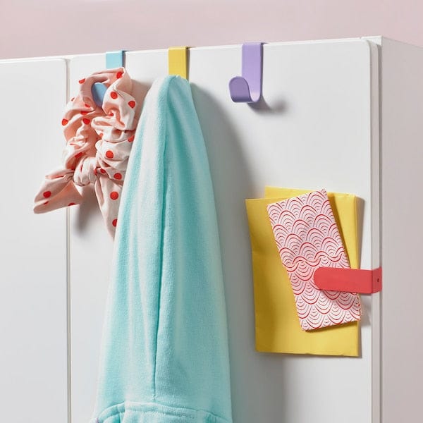 Ikea LÄTTHET - Hook and clip, multicolour