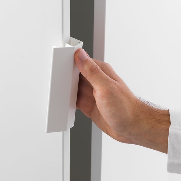 LÄTTHET handle, white, 13 cm