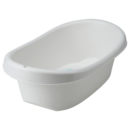 LÄTTSAM - Baby bath, white/turquoise
