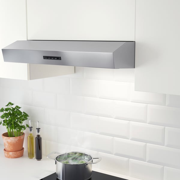 LAGAN wall mounted extractor hood, stainless steel, 60 cm