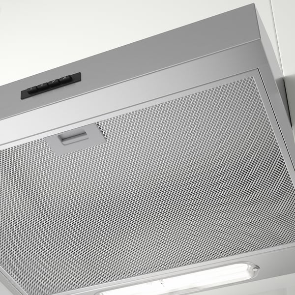 LAGAN wall mounted extractor hood, stainless steel, 60 cm