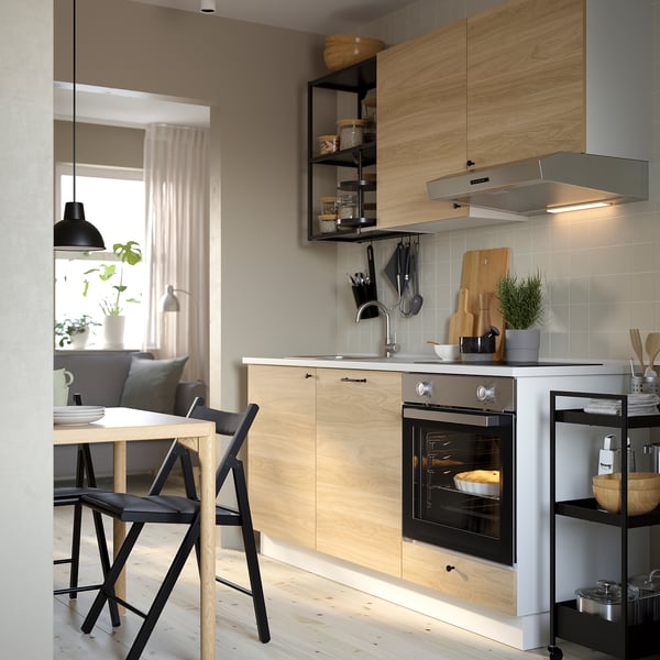 LAGAN wall mounted extractor hood, stainless steel, 60 cm