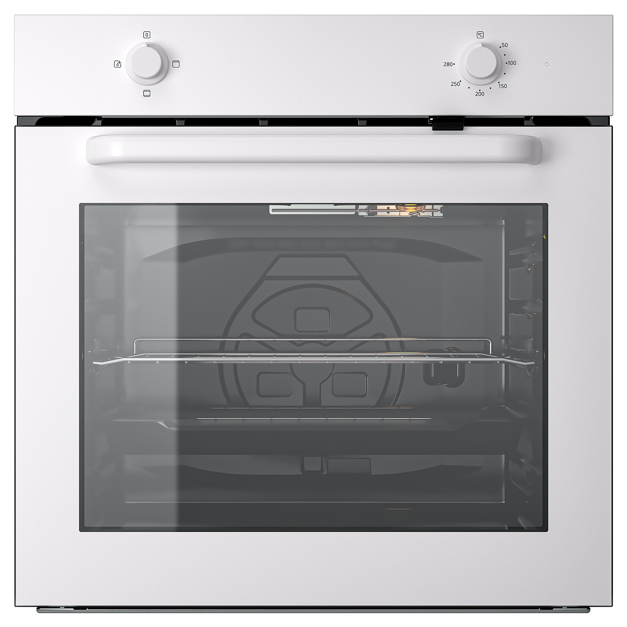 LAGAN oven, white, 59.4x59.5x56.7 cm