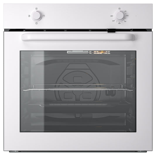 LAGAN oven, white, 59.4x59.5x56.7 cm