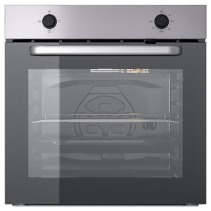 LAGAN oven, stainless steel colour, 59.4x59.5x56.7 cm