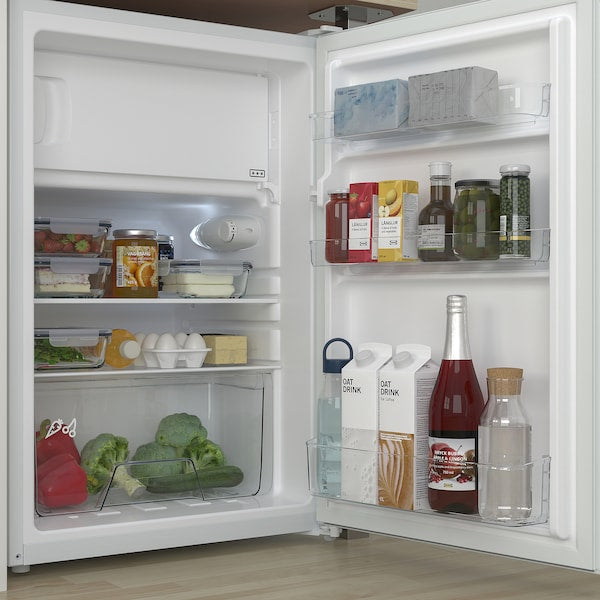 LAGAN - Refrigerator with freezer compartment, freestanding/white,97/16 l