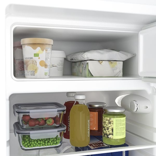 Ikea LAGAN - Refrigerator with freezer compartment, freestanding/white,97/16 l