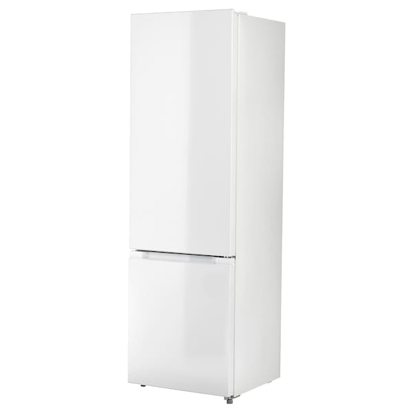 Ikea LAGAN - Refrigerator/freezer, freestanding/white,197/65 l