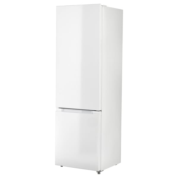 LAGAN fridge/freezer, freestanding/white, 197/65 l