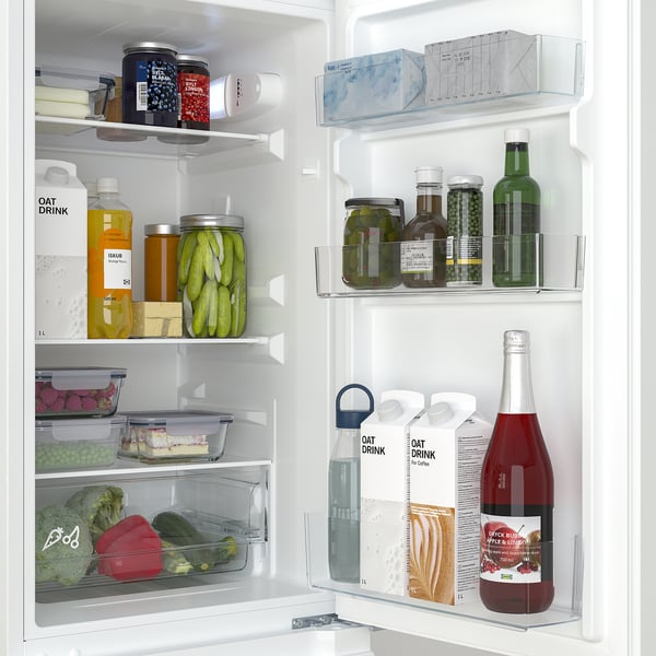 LAGAN - Refrigerator/freezer, freestanding/white, 115/59 l - Width: 47.0 cmDepth: 51.5 cmHeight: 150.0 cmRefrigerator volume: 115 lFreezer volume: 59 lWeight: 37.00 kgCable length: 2.2 m