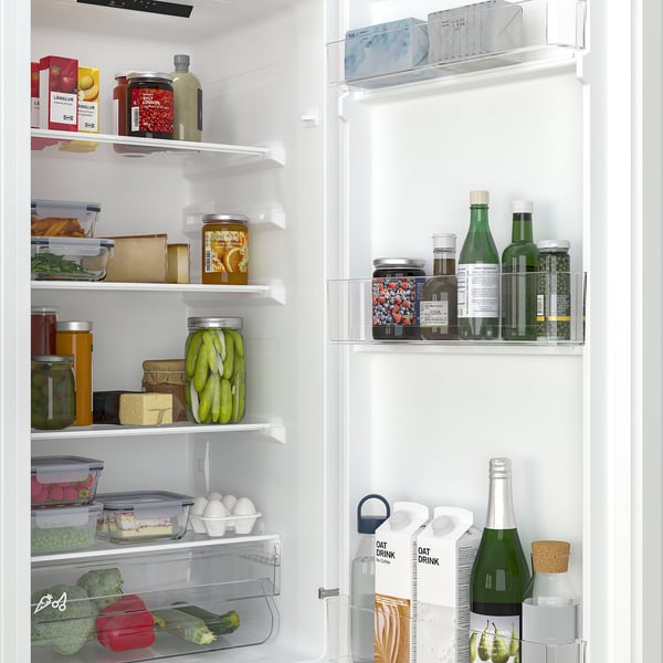 LAGAN fridge/freezer, freestanding/white, 197/65 l