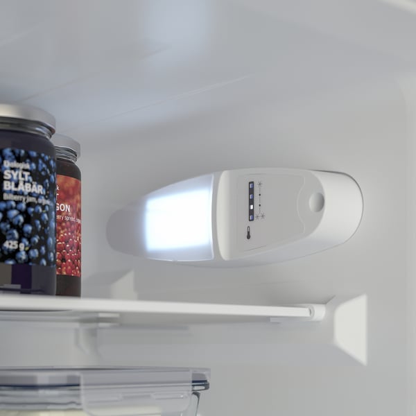 LAGAN - Refrigerator/freezer, freestanding/white, 115/59 l - Width: 47.0 cmDepth: 51.5 cmHeight: 150.0 cmRefrigerator volume: 115 lFreezer volume: 59 lWeight: 37.00 kgCable length: 2.2 m