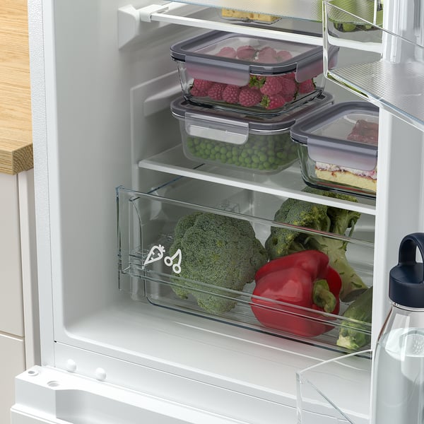 LAGAN - Refrigerator/freezer, freestanding/white, 115/59 l - Width: 47.0 cmDepth: 51.5 cmHeight: 150.0 cmRefrigerator volume: 115 lFreezer volume: 59 lWeight: 37.00 kgCable length: 2.2 m