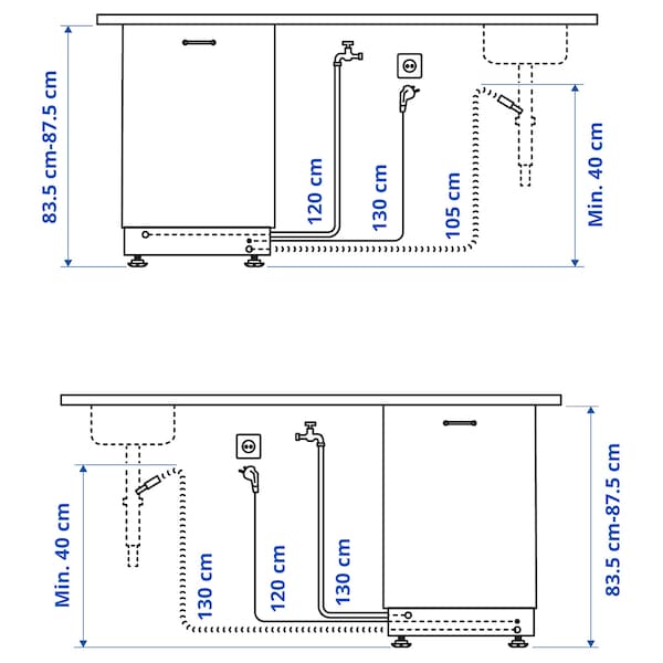 LAGAN Built-in dishwasher 45 cm