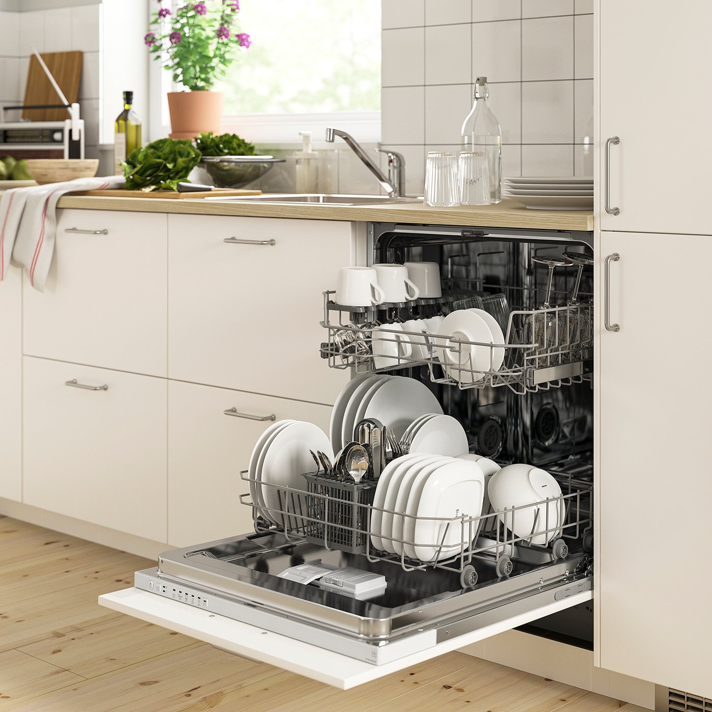 LAGAN integrated dishwasher, 130.0x59.8 cm