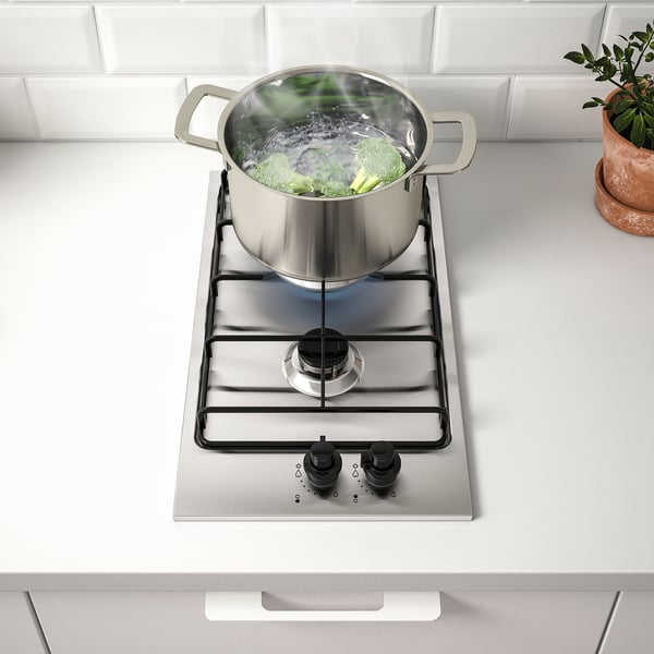 LAGAN gas hob, stainless steel, 29 cm