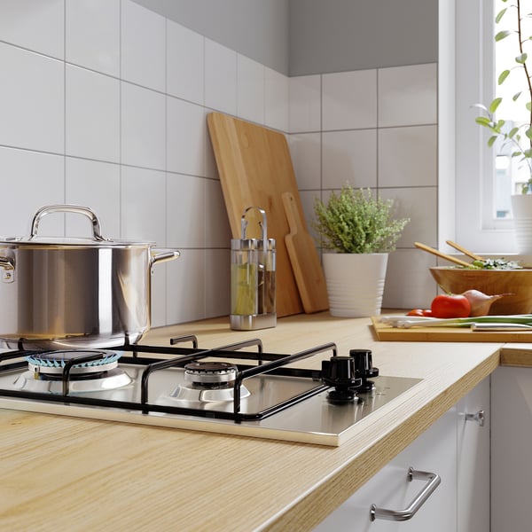 LAGAN gas hob, stainless steel, 29 cm