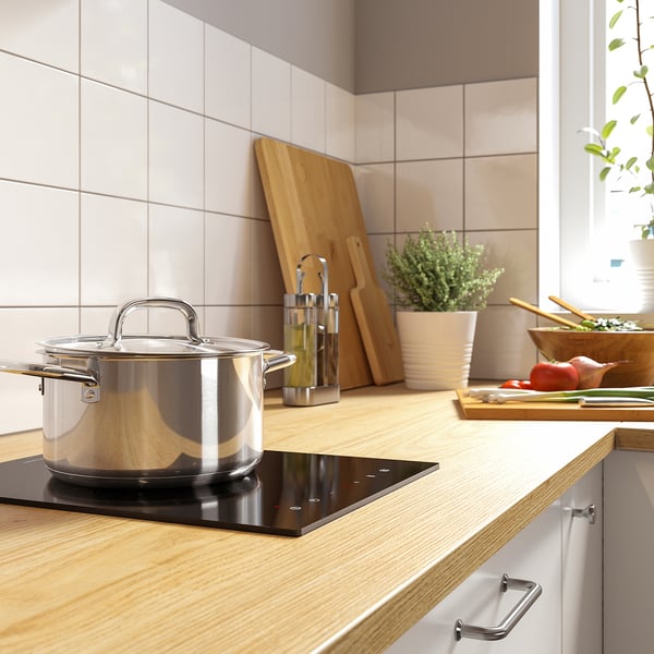 LAGAN induction hob, plug-in 1 zone/black, 150.0x27.4 cm