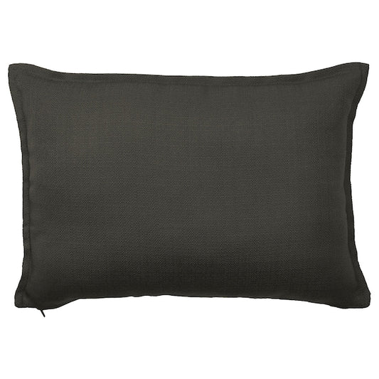 LAGERPOPPEL - Cushion cover, anthracite, 40x58 cm