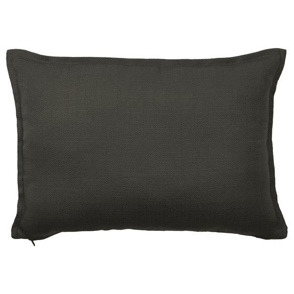 LAGERPOPPEL cushion cover, anthracite, 40x58 cm