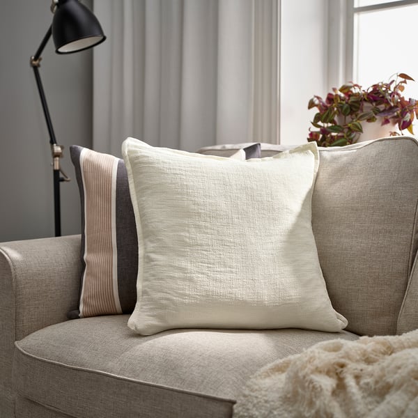 LAGERPOPPEL - LAGERPOPPEL Cushion cover, off-white, 50x50 cm
