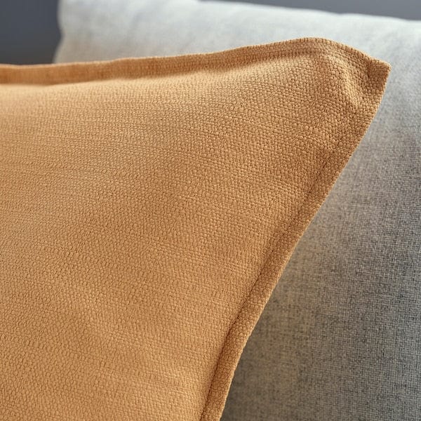 Ikea LAGERPOPPEL - Cushion cover, yellow-beige, 50x50 cm