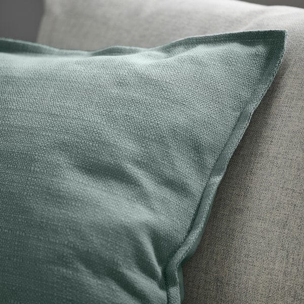 Ikea LAGERPOPPEL - Cushion cover, light blue-grey, 50x50 cm