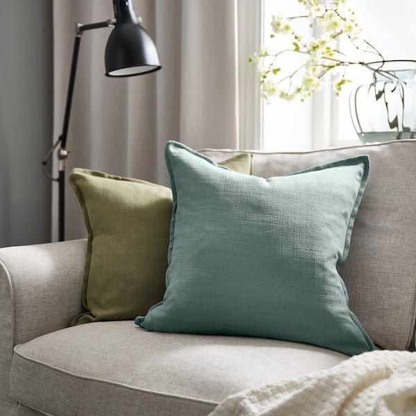 Ikea LAGERPOPPEL - Cushion cover, light blue-grey, 50x50 cm
