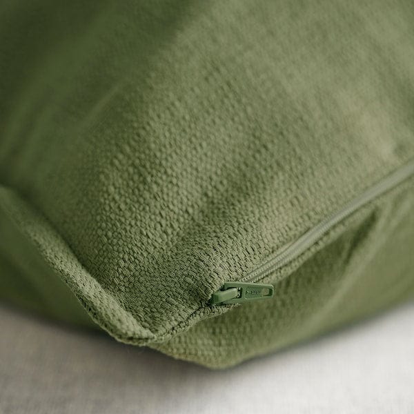 Ikea LAGERPOPPEL - Cushion cover, grey-green, 50x50 cm