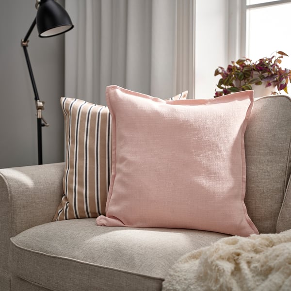 LAGERPOPPEL cushion cover, light pink, 50x50 cm