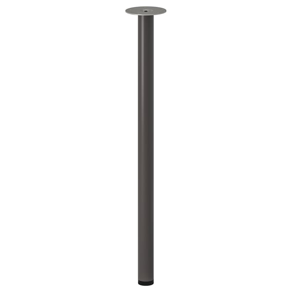 LAGKAPTEN / ADILS - Desk, gray/dark gray wood effect,120x60 cm
