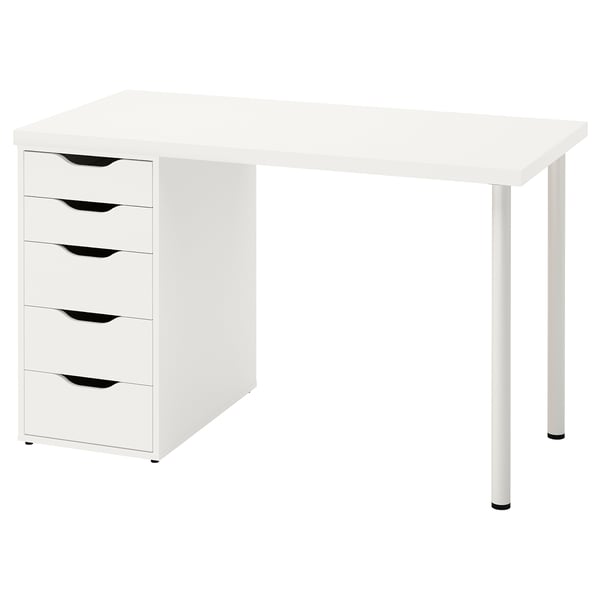 LAGKAPTEN / ALEX - LAGKAPTEN / ALEX Desk, white, 120x60 cm
