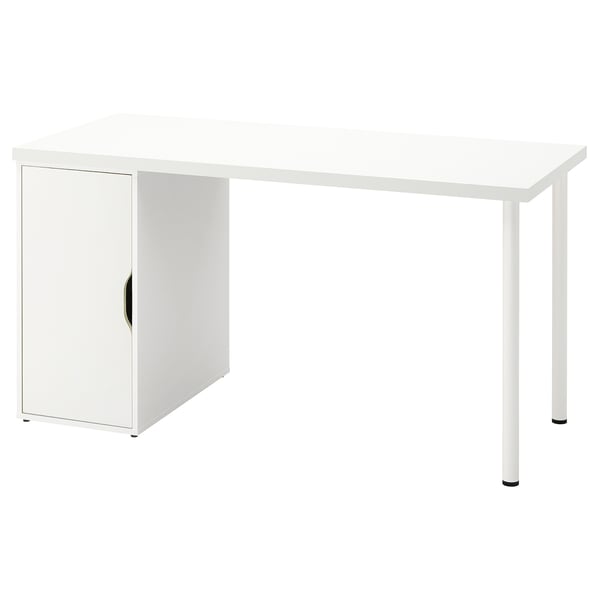LAGKAPTEN / ALEX desk, white, 140x60 cm