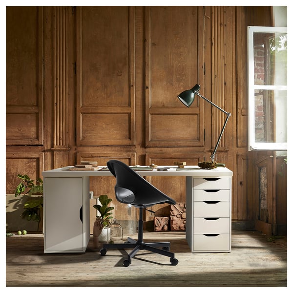 LAGKAPTEN / ALEX - LAGKAPTEN / ALEX Desk, white, 140x60 cm