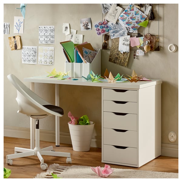 LAGKAPTEN table top, white, 120x60 cm