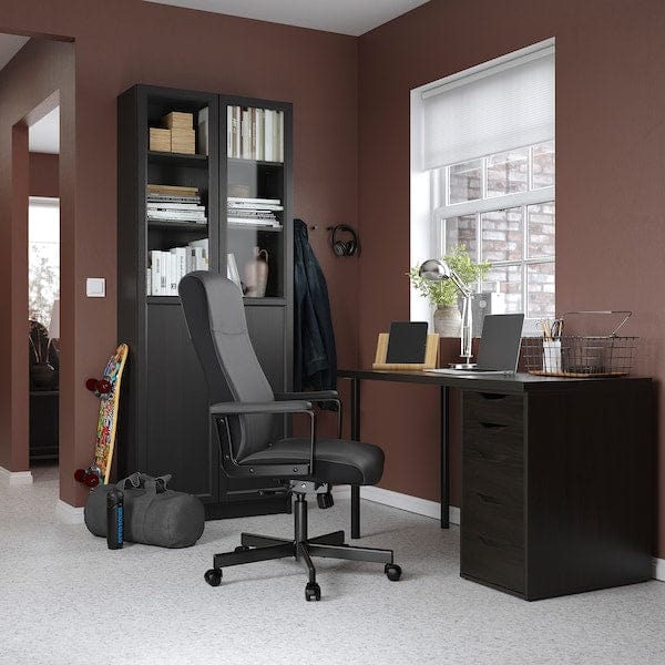 Ikea LAGKAPTEN Table top - black-brown 120x60 cm ,