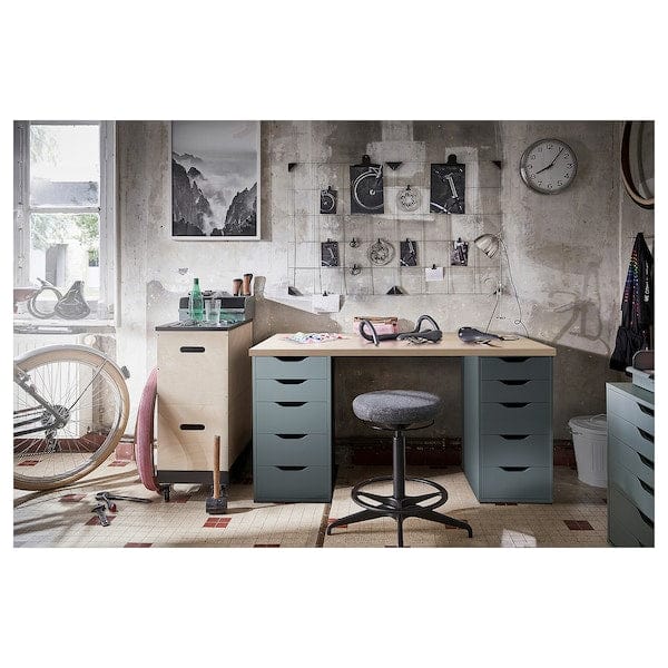 Ikea LAGKAPTEN - Table top, white stained oak effect, 140x60 cm