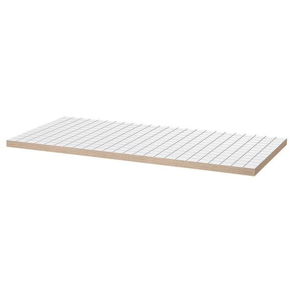 LAGKAPTEN / SPÄND - Desk, white anthracite/black,120x60 cm