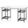 LAGKAPTEN / SPÄND - Desk, white anthracite/black,140x60 cm